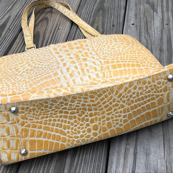 Poesis Handbag Women Shoulder Bag Yellow Bag - Picture 5 of 8